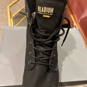 Brand New Men’s Black Palladium Boots, Size 13